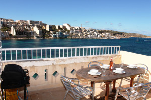 seafront terrace with BBQ and garden furniture and great seaviews-w1920-h1200