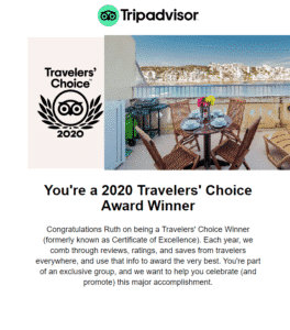 Tripadvisor Travelers' Choice Awards 2020 - Getaways